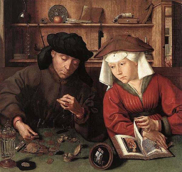 Quentin Matsys The Moneylender and his Wife china oil painting image